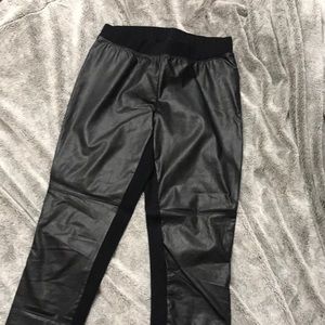 Bebe leather leggings